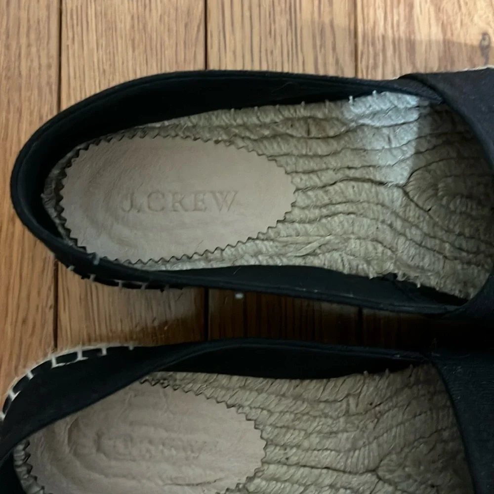 J. Crew Made in Spain Espadrille Flats in Linen 7.5 - Picture 4 of 8
